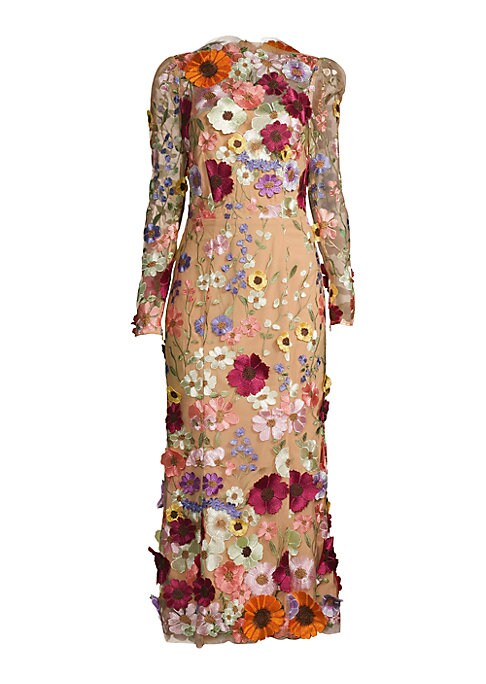 Floral Elegance Midi Dress