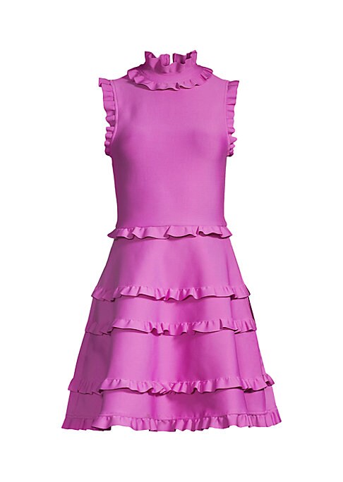 Ruffled Sleeveless Dress
