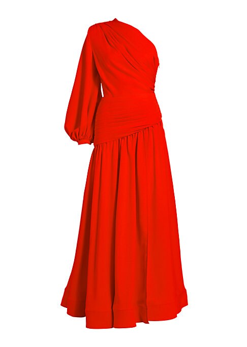 Elegant One-Shoulder Gown
