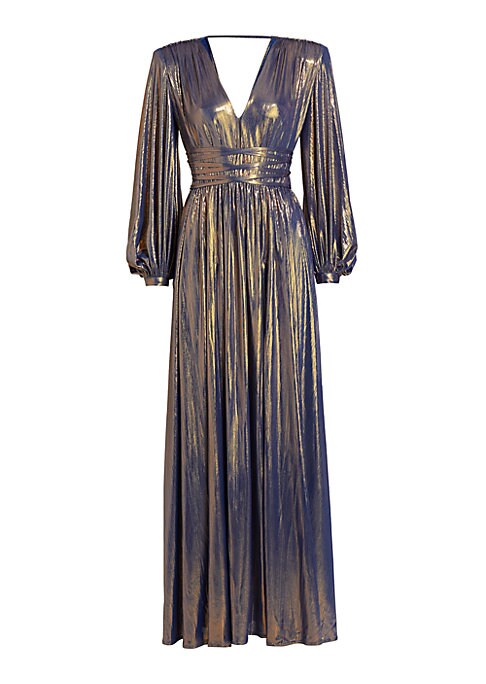 Elegant Slit Sleeve Gown