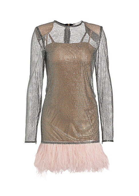 Feather Luxe Evening Dress