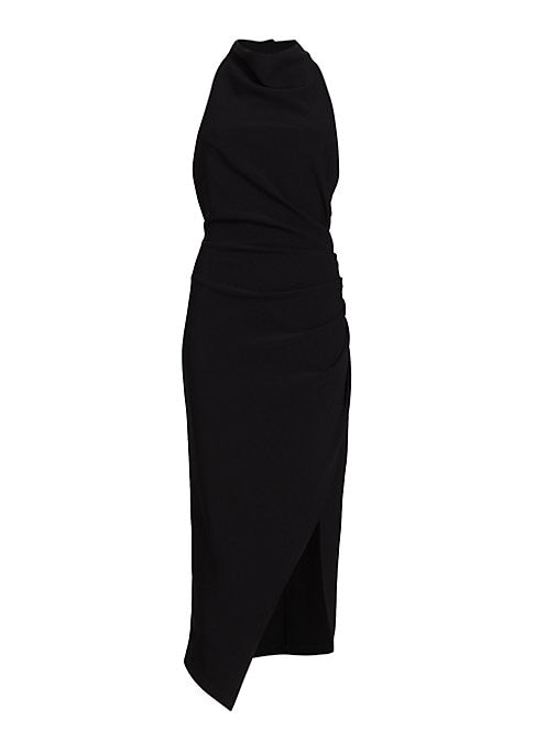 Elegant Wrap Midi Dress
