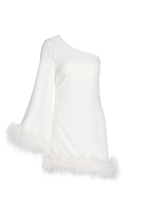 Feathered Asymmetric Elegance