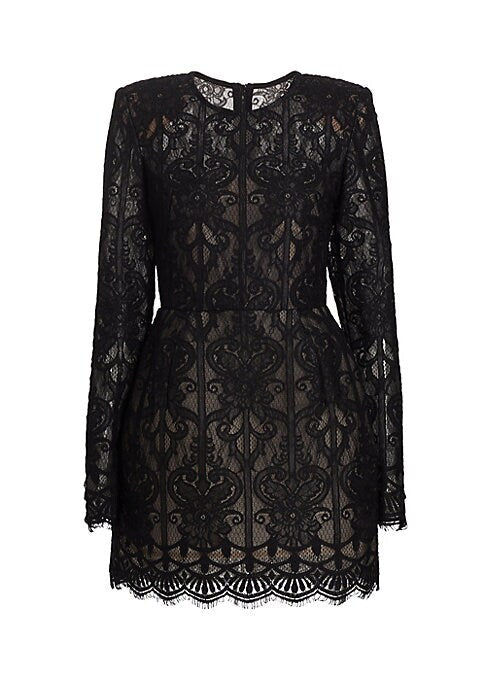 Lace Elegance Mini Dress