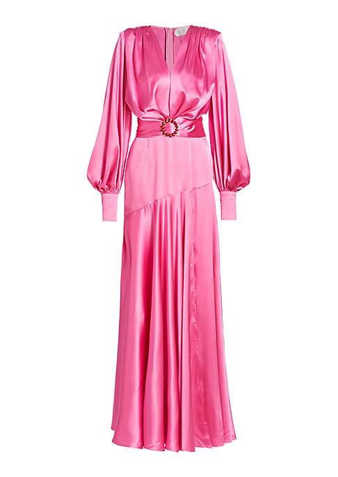 Elegance in Satin Gown