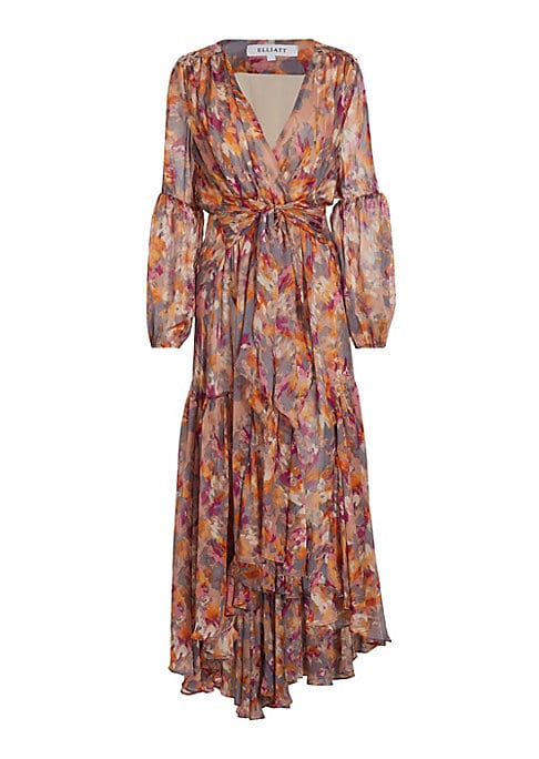 Vibrant Floral Midi Dress