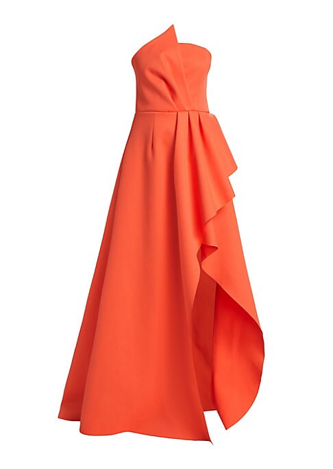 Pleated Elegance Gown