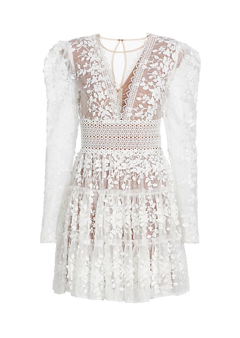 Floral Puff Minidress