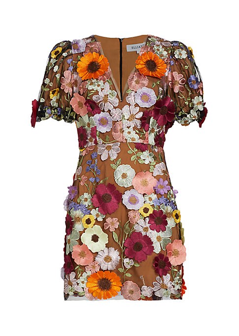 Floral Puff Sleeve Dress