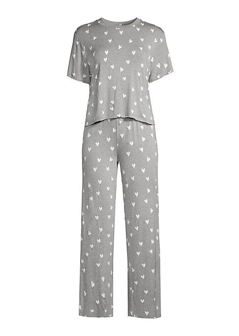 Cozy Print Pajama Set