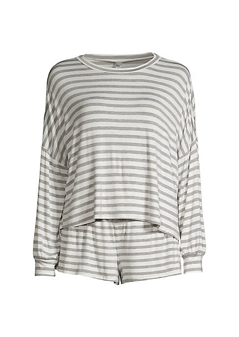 Cozy Striped Pajama Set