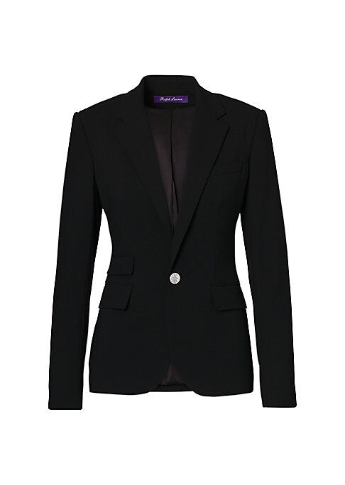 Elegant Wool Tailored Jacket