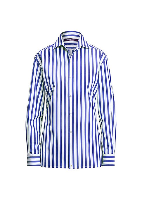 Elegant Stripe Button Shirt