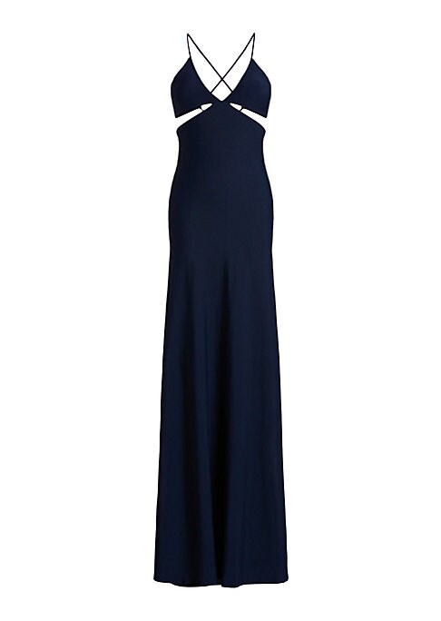 Lace-Up Beauty Gown