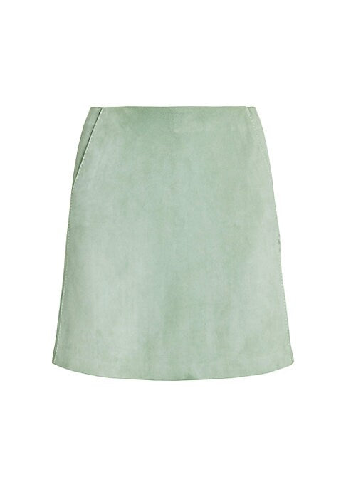 Suede Chic A-Line Skirt
