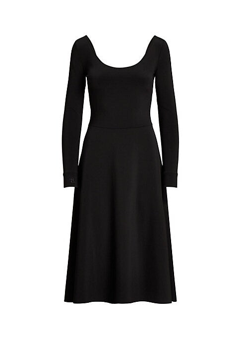 Scoop A-Line Elegance Dress