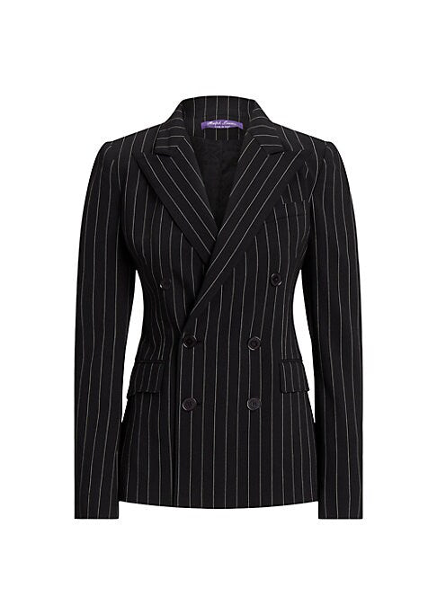 Chic Pinstripe Blazer