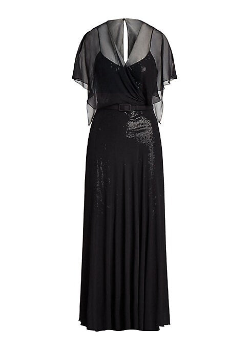 Luxe Sequin Silk Dress