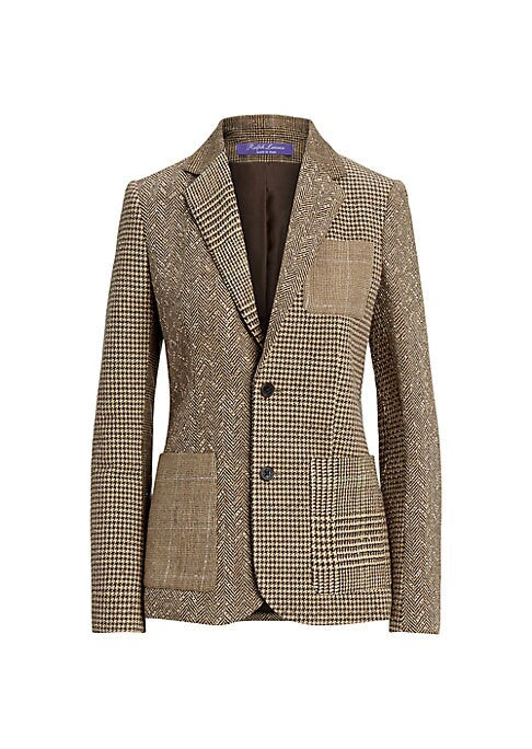 Metallic Patchwork Blazer
