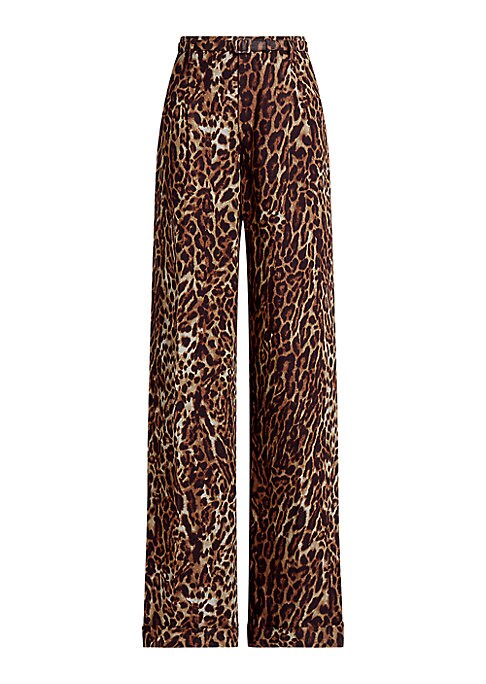 Leopard Luxe Wide-Leg Pants