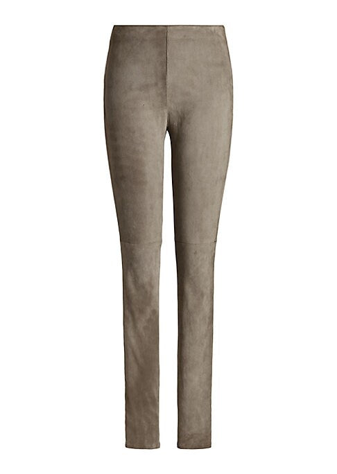 Suede Elegance Skinny Pants