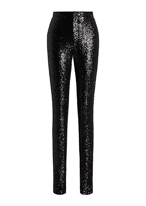 Sparkle Straight-Leg Trousers