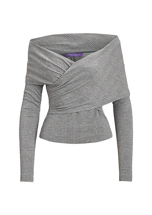 Chic Glen Check Blouse