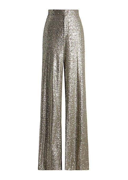 Glamorous Wide-Leg Sequins
