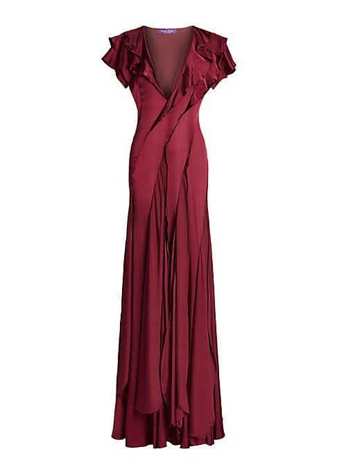 Elegant Tiered V-Dress