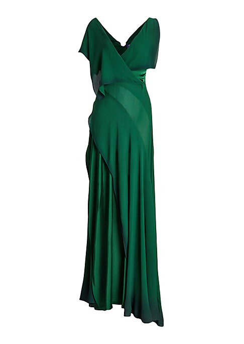 Silk Flutter Back Gown