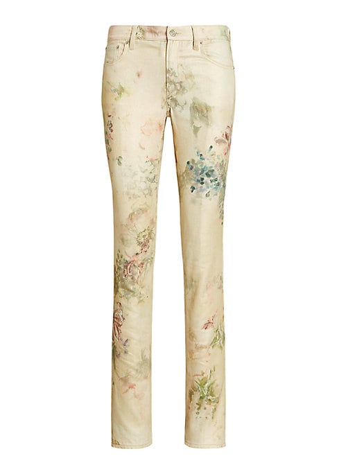 Floral Charm Slim Jeans