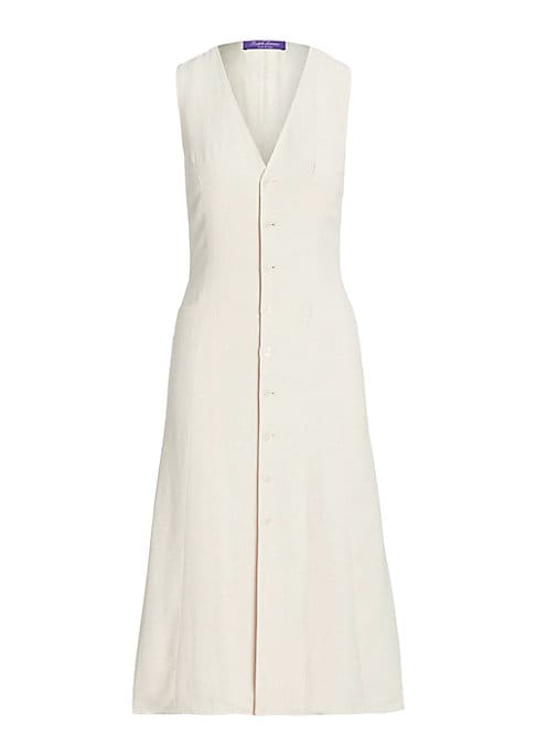 Chic Linen Silk Blend Dress