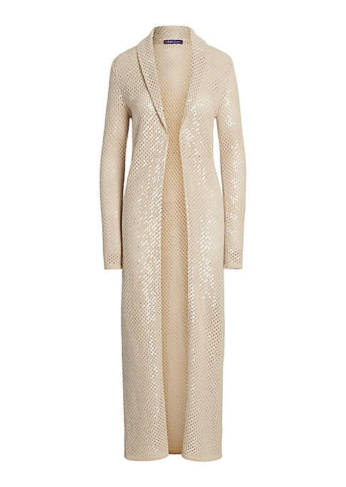 Shimmering Cashmere Duster