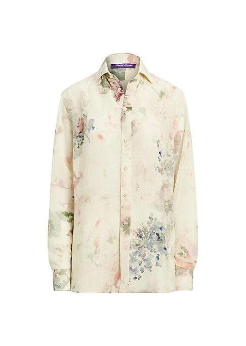 Floral Linen Button Shirt