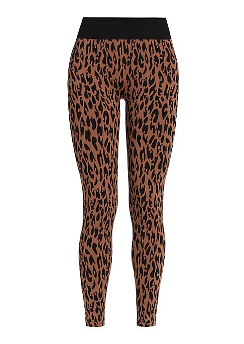 Animal Print High-Rise Leggings