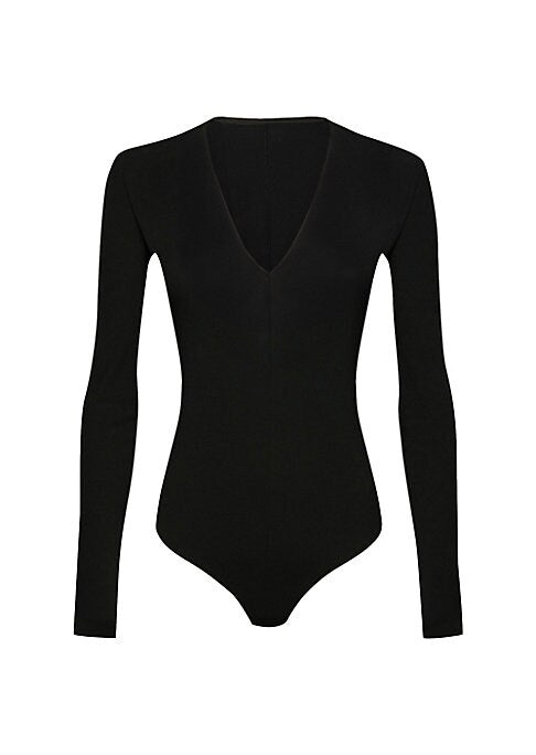 V-Neck Luxe Bodysuit