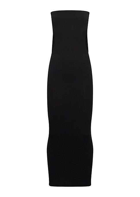 Dramatic Velvet Tube Dress