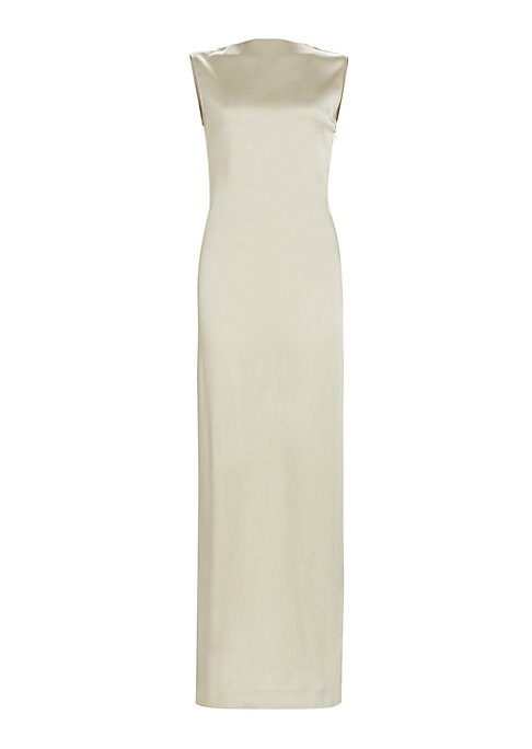Elegant Satin Evening Dress