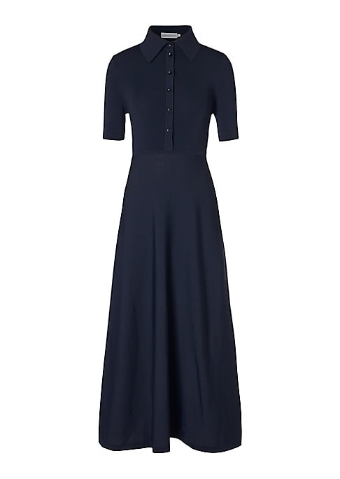 Chic Polo Midi Dress