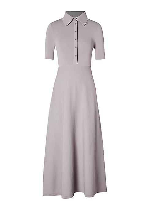 Polo-Inspired Midi Dress