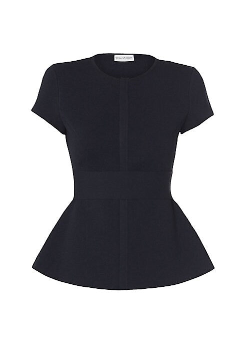 Chic Curved Hem Jacket