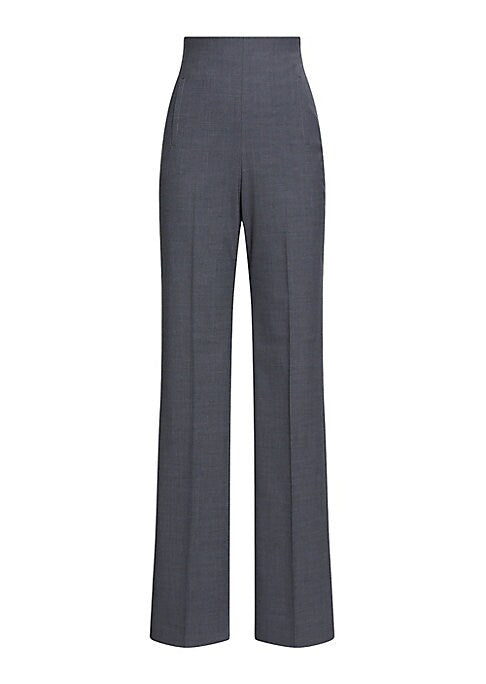 Wide-Leg Luxe Trousers