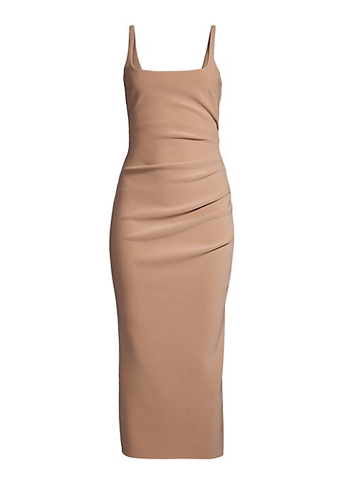 Sleek Cinch Midi Dress