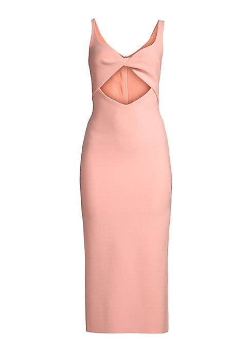 Twist & Cut Midi Dress