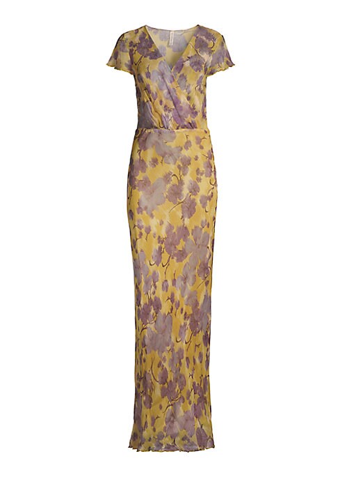 Floral Wrap Maxi Dress