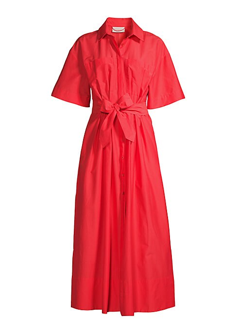 Silk Blend Midi Dress
