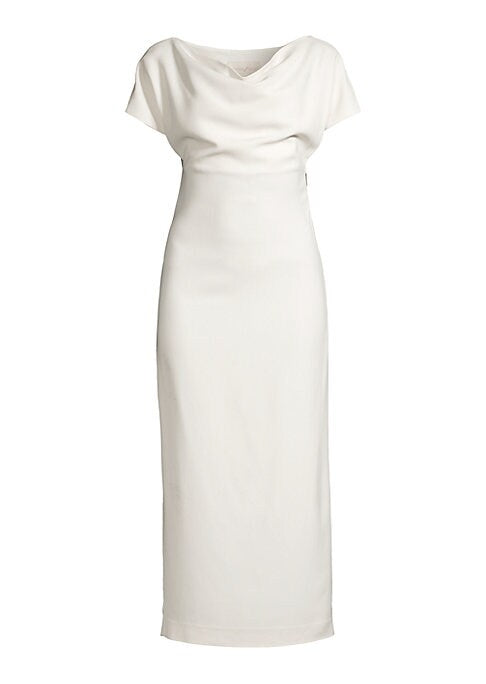 Chic Cowlneck Midi Dress