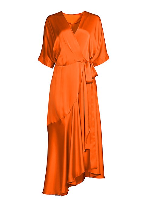 Chic Asymmetric Silk Dress