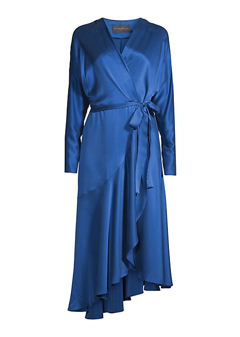 Silk Wrap Elegance Dress