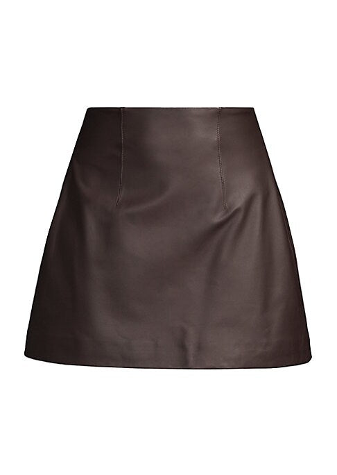 Sleek Leather Skirt